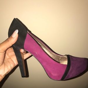 Size 10 BCBG Platform Color Block Heels sz 10